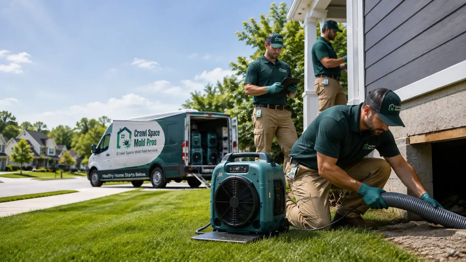 Crawl Space Mold Removal in Port Royal, PA